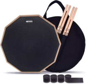 METOTO Snare Drum Practice Pad for Drumming